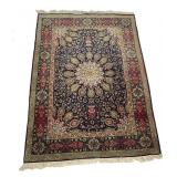 20THC KASHAN AREA RUG, EXCELLENT CONDITION