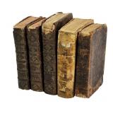 GROUP OF 5 -  17THC. BOOKS