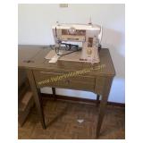Vintage singer sewing machine table