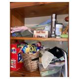 Contents of 2 utility room cabinets