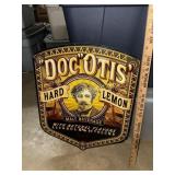 Metal embossed doc Otis sign