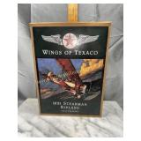 Texaco 1931 stearman biplane die cast coin bank