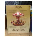 Animated musical Worlds fair swing plays