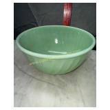 Fire king jadite swirl mixing bowl