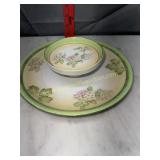 Germany hand painted hors dï¿½oeuvres plate