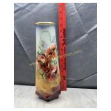 Antique hand painted vase