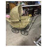 Antique baby buggy