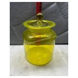 Yellow apothecary jar