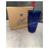 Set of 4 cobalt tumblers for in box