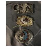 Vintage belt buckles