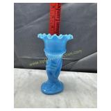 Blue hand vase