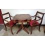 Antique Parlor Table & 2 Chairs