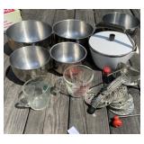 Pyrex, Stainless and Kitchenware