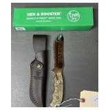 Hen & Rooster Knife & Leather Sheath