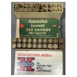 39 rnds .250 Savage Ammo