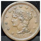 1852 Large Cent, High Grade