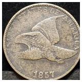 1857 Flying Eagle Cent Nice