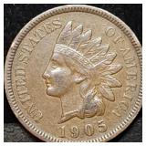 1905 Indian Head Cent Higher Grade