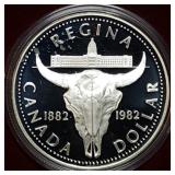 1982 Canada Commemorative Silver Dollar BU