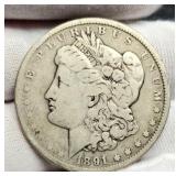 1891 Morgan Silver Dollar