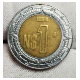 1994 Mexico 1 Peso