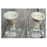 Weighted Sterling Candle Sticks