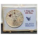 1 Troy Oz. Silver Round U.S. Navy