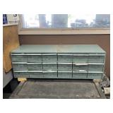 18 Drawer Parts Cabinet with Contents