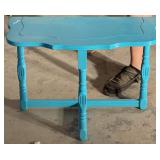 Painted Teal Side Table