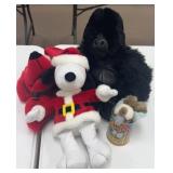 Snoopy, Clifford The Big Red Dog Puppet & Gorilla