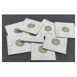 (8) Mercury Dimes: