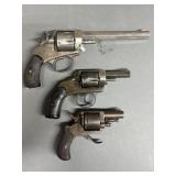 3 Pre 1898 Revolvers