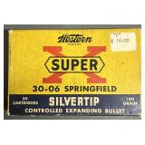 Western Super-X .30-06 Springfield Silvertip Ammo