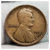 1909-S Lincoln Cent F+ Better Date