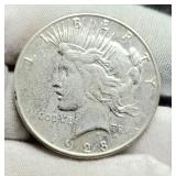 1928-S Peace Dollar XF