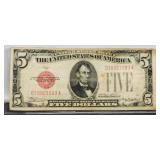 1928-B $5 Red Seal Note