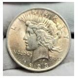 1923 Peace Dollar BU