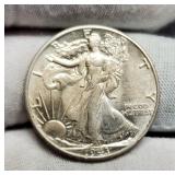 1943 W. Liberty Half Dollar MS