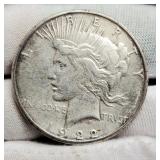 1922-S Peace Dollar XF