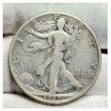 19223-S W. Liberty Half Dollar VF