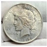 1923 Peace Dollar AU58