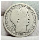 1900-O Barber Half Dollar G4