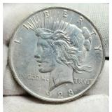 1923 Peace Dollar MS60