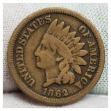 1862 Indian Head Cent G