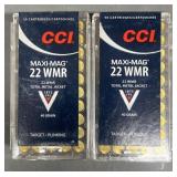 100 rnds CCI Maxi-Mag .22 Mag Ammo