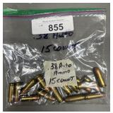 15 rnds .38 Auto Ammo