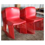 26 Matching Stacking Chairs