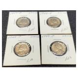 (4) AU Silver War Nickels: 2-1943, 2-44