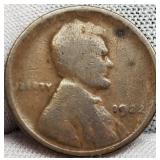 1922 Weak D Lincoln Cent