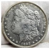 1892 Morgan Dollar XF